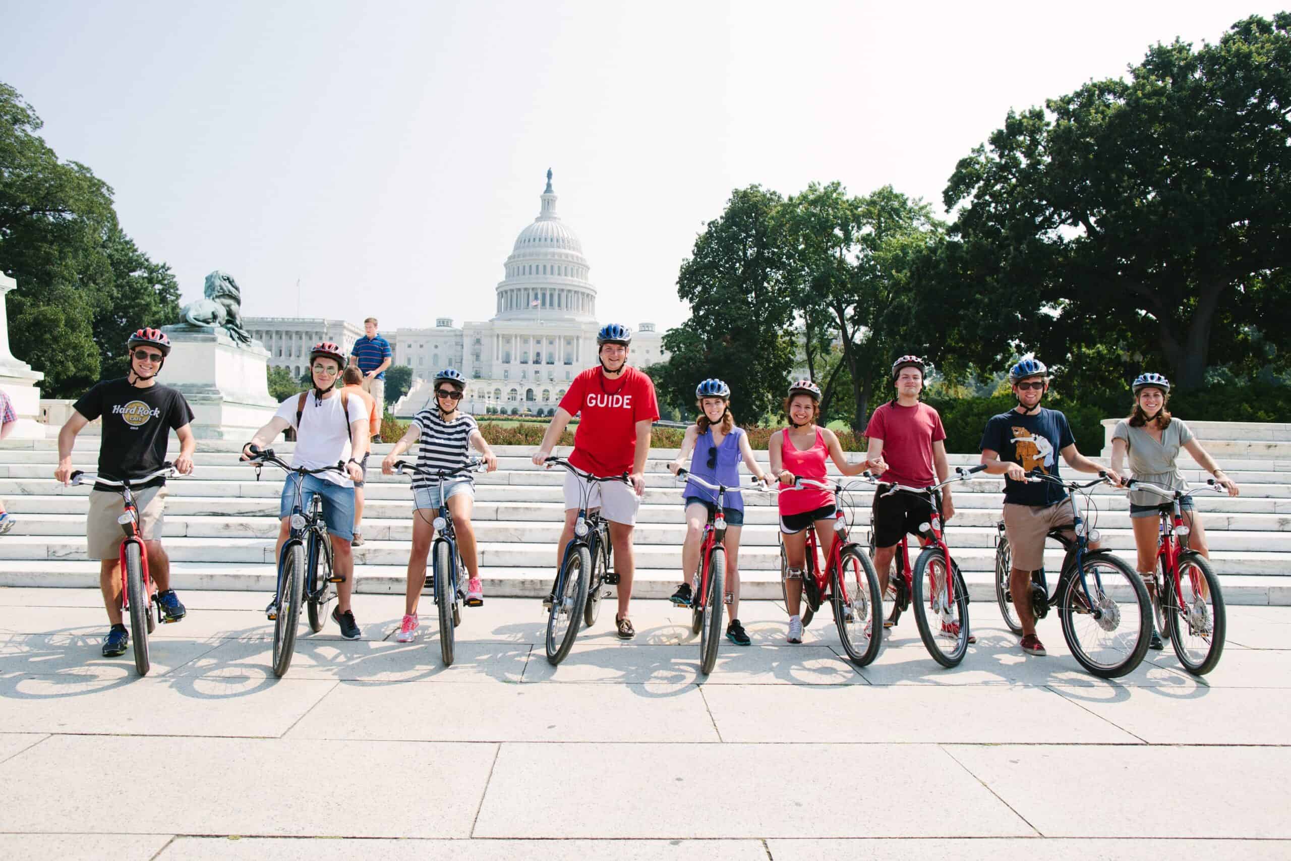 self guided bike tour dc