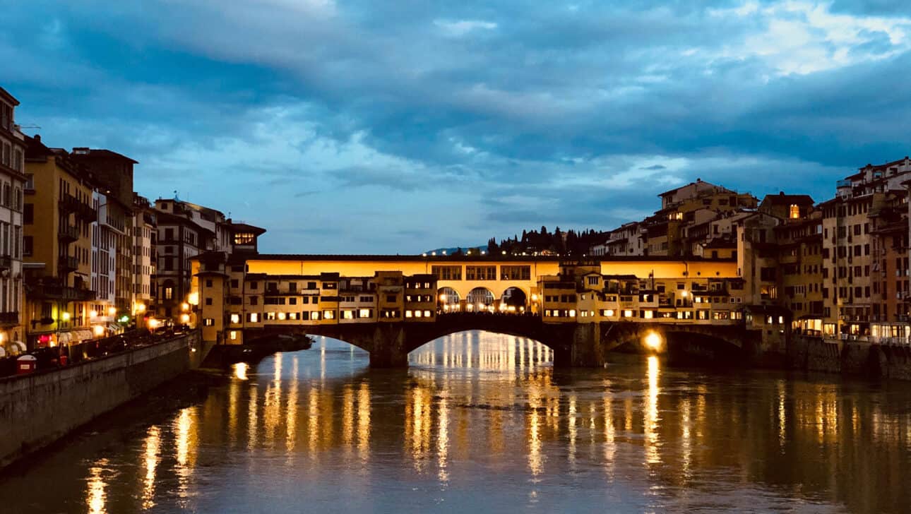 Florence, Night Bike, Highlights, Florence-Night-Bike-Night-Bike-Ponte-Vecchio.