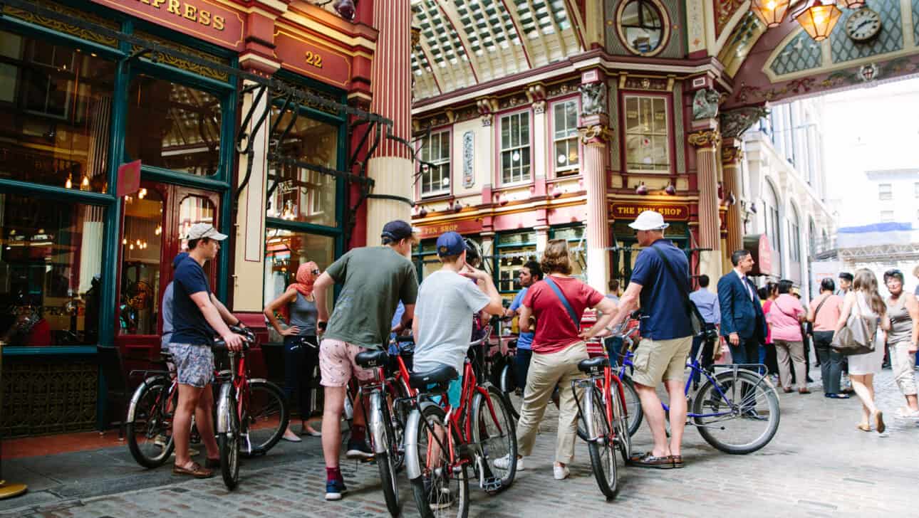 London, River Thames Bike Tour, Highlights, London-River-Thames-Bike-Tour-Leadenhall-Market.