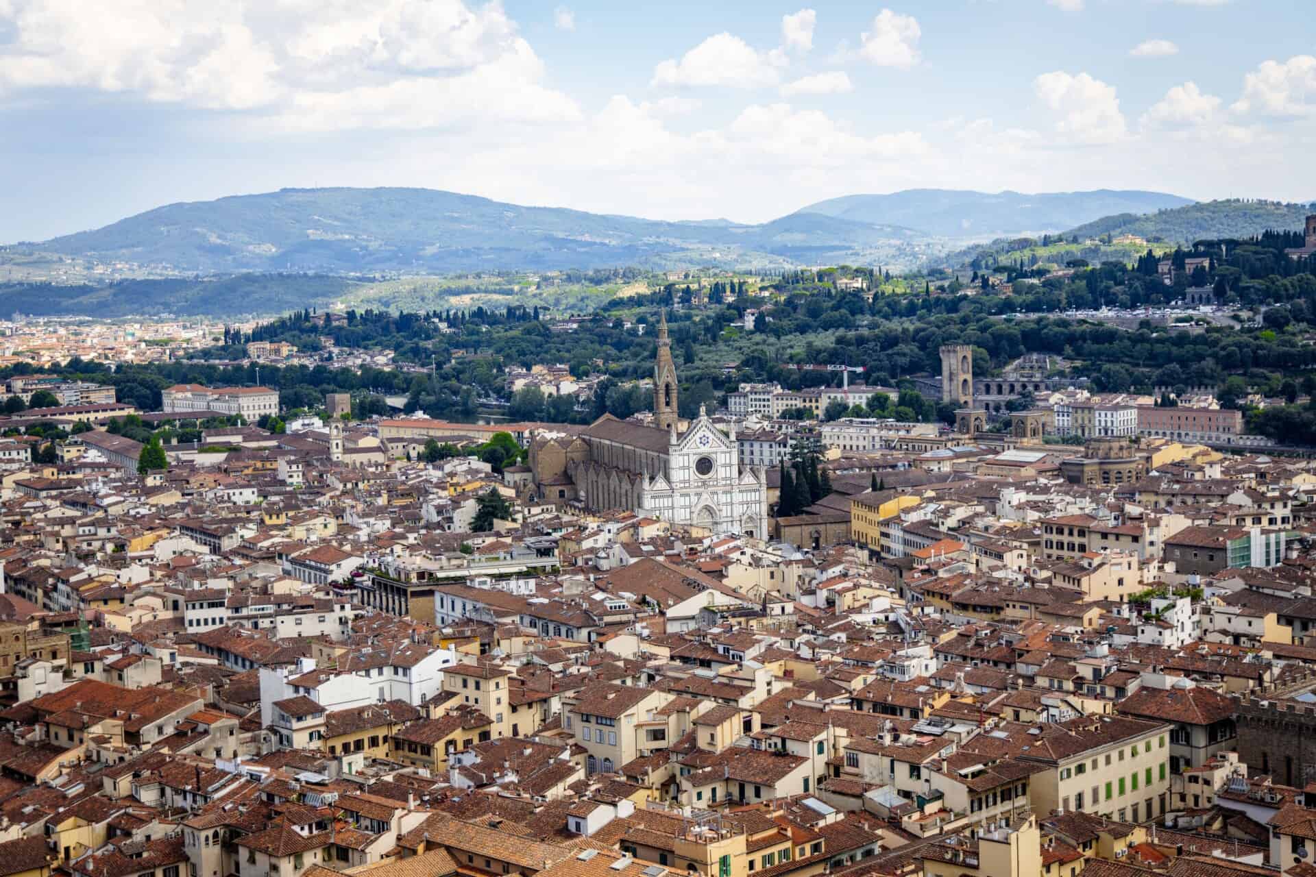 A view over the city of Florence