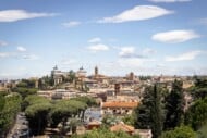 A view over Rome, Italy