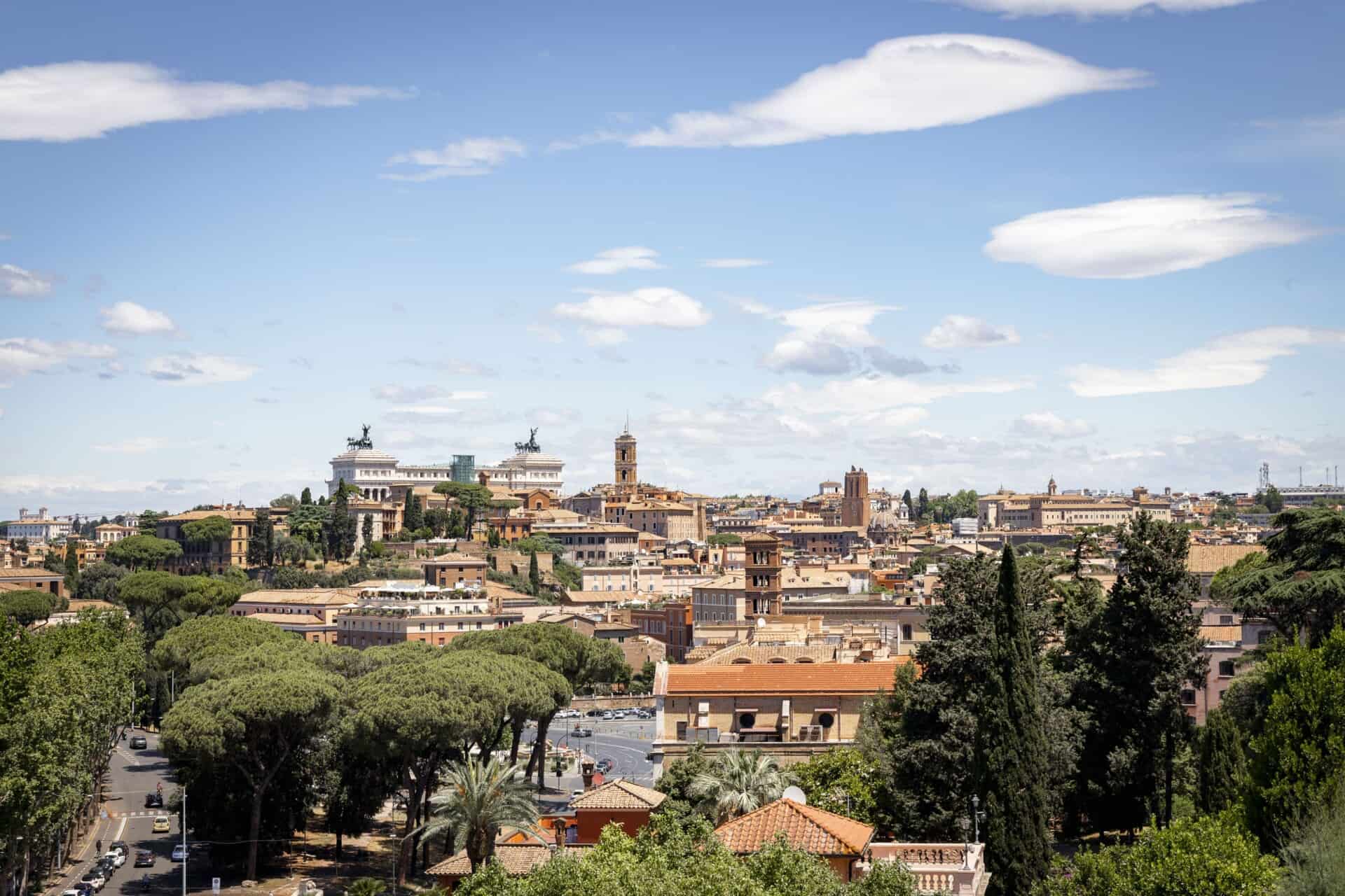 A view over Rome, Italy