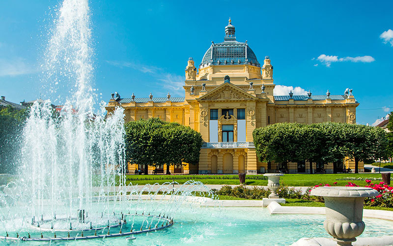 The Zagreb Art Pavillion.