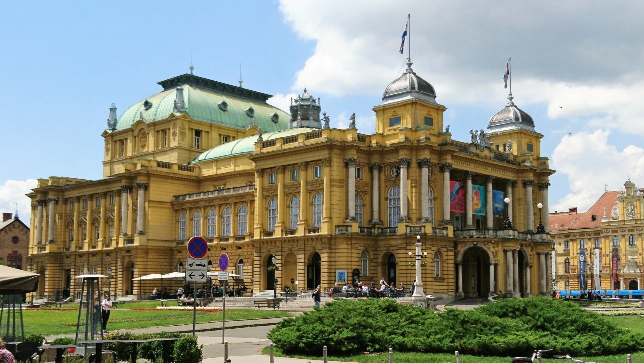 Croatian National Theatre in Zagreb.