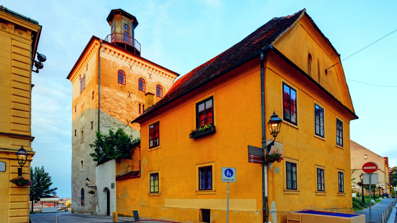 The Lotrscak Tower in Zagreb.