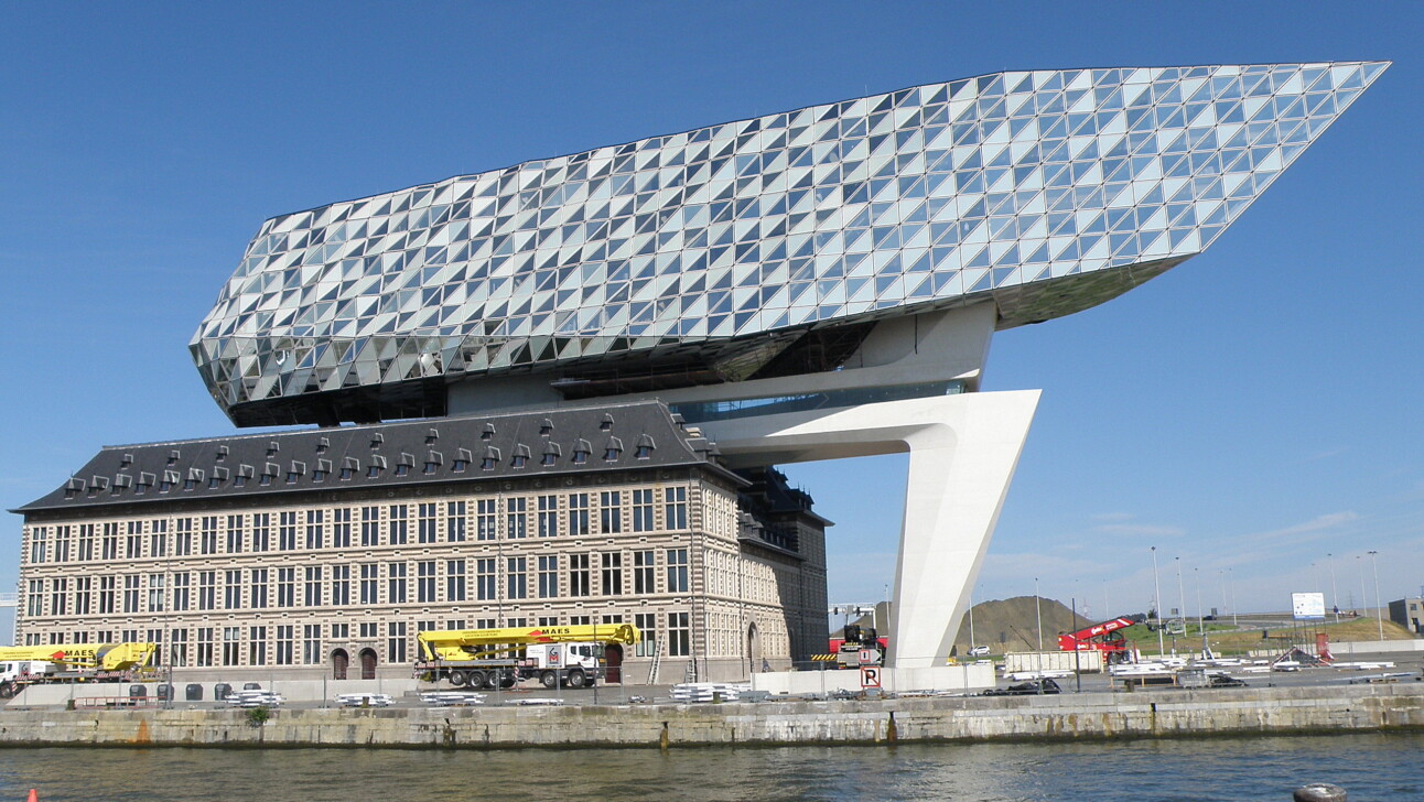 The Port Authority building at the Old Port in Antwerp, Belgium