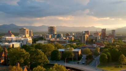 A view of Asheville, North Carolina