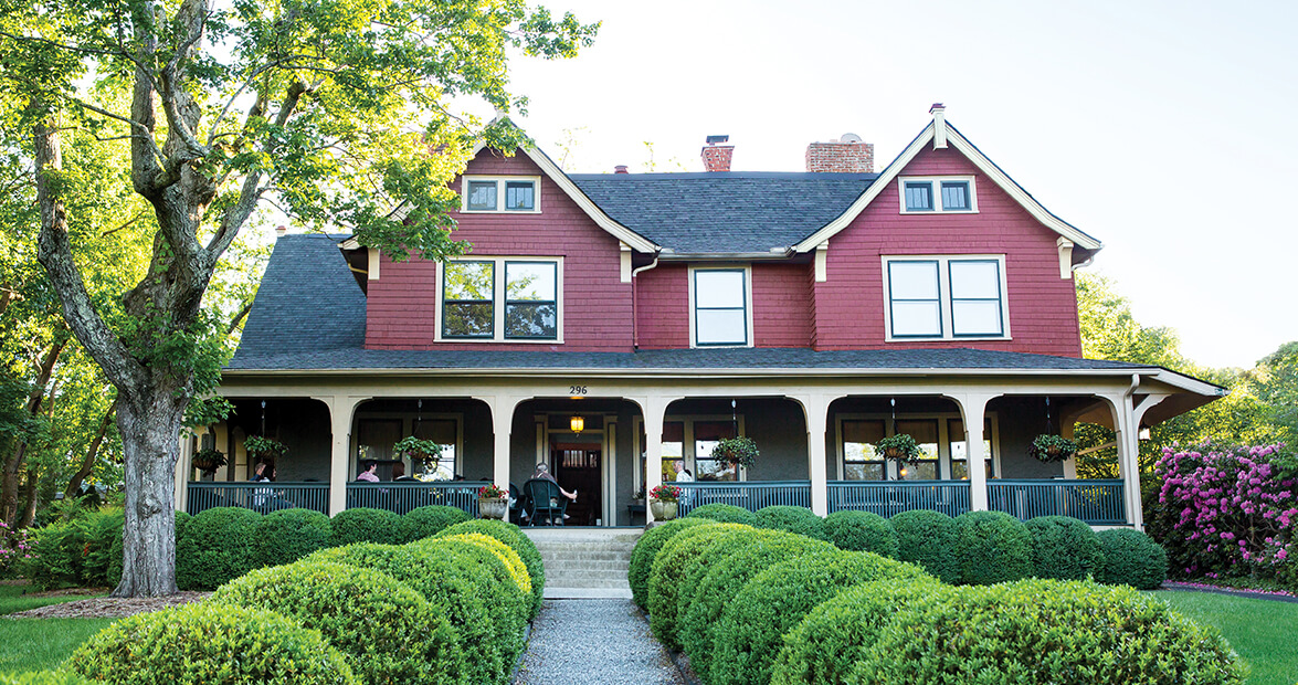 A stately home in Asheville's historic Montford neighborhood