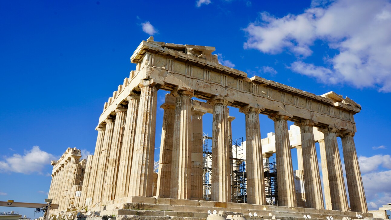 The Acropolis in Athens, Greece