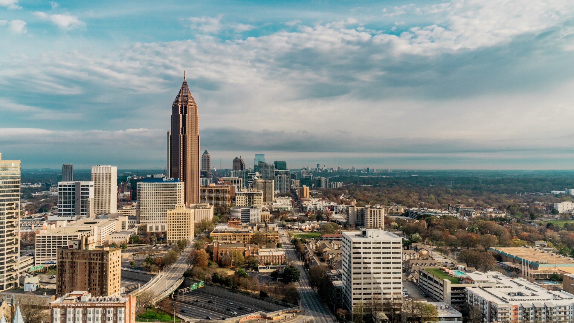 A view of the Atlanta Skyline