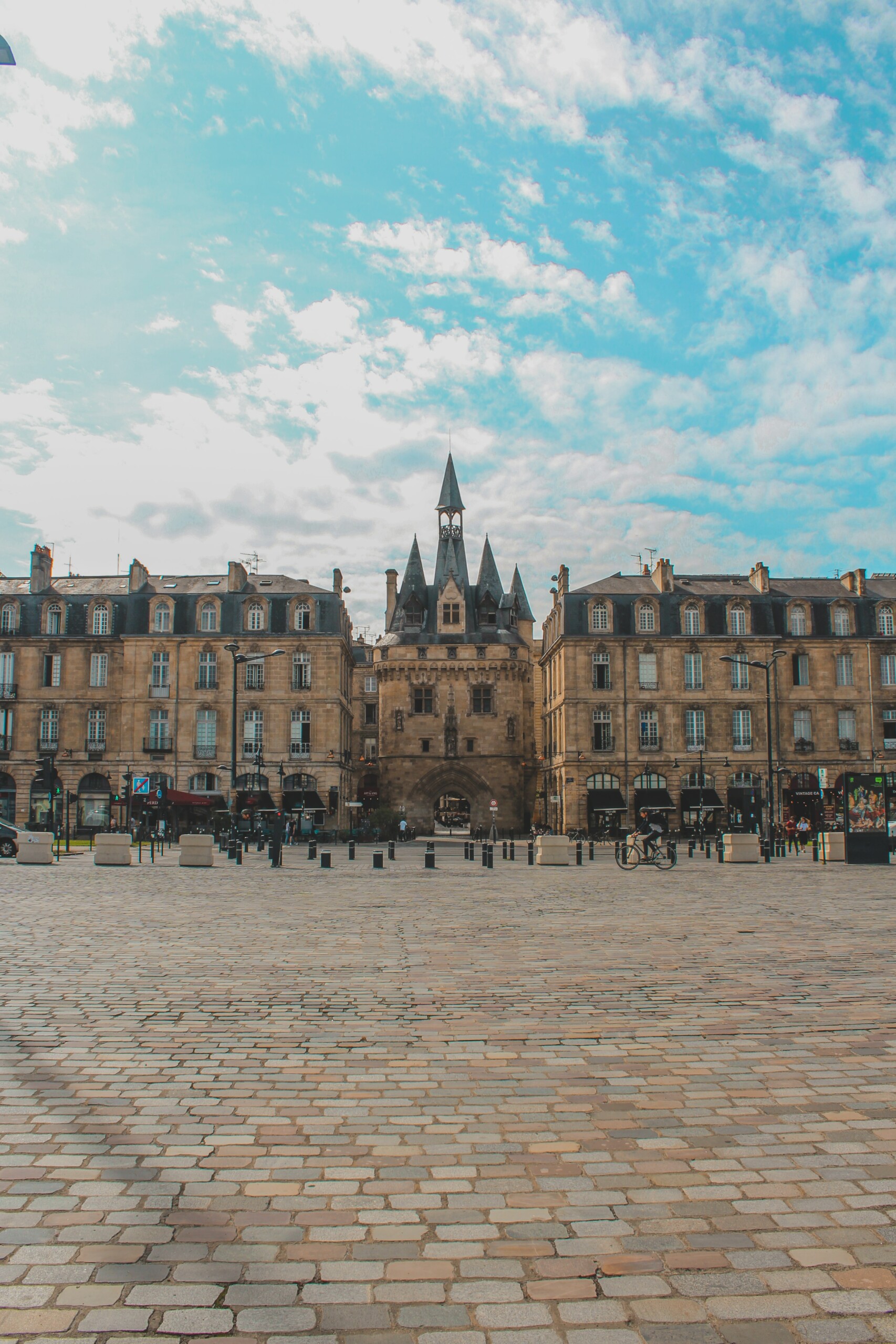 The old city of Bordeaux, France