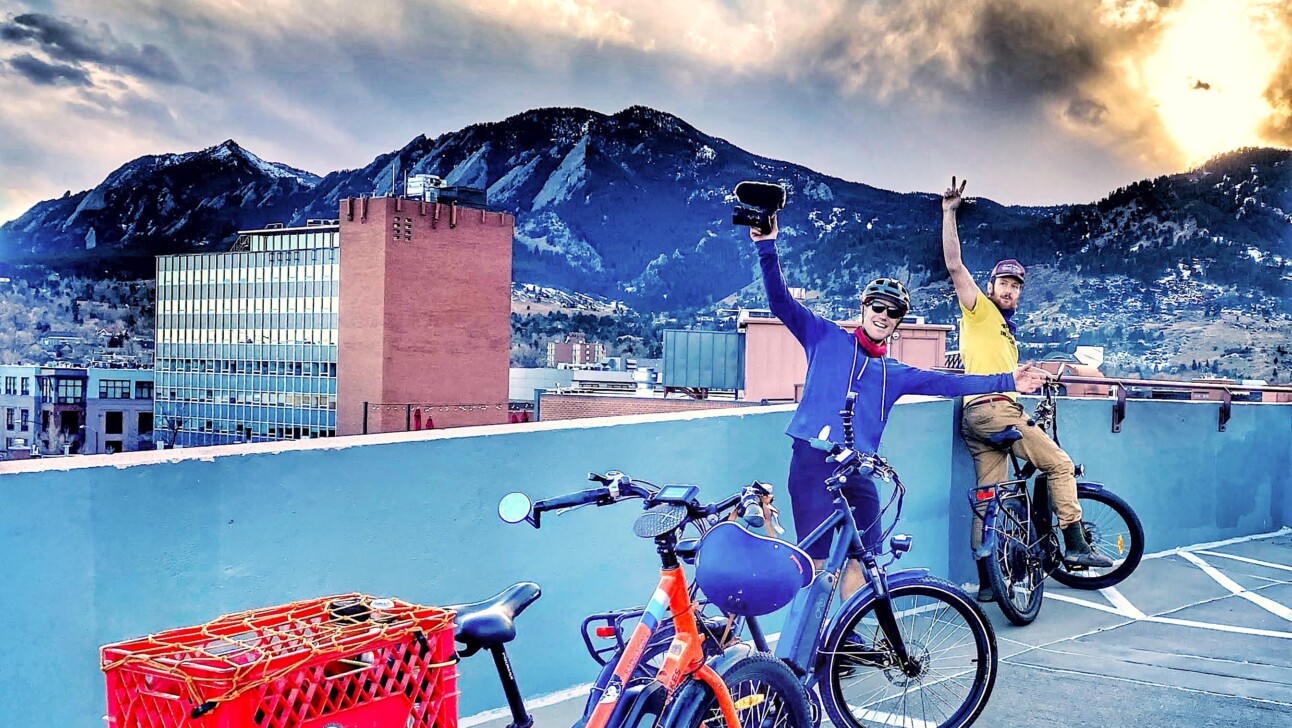 The scenic overlook in Boulder, Colorado