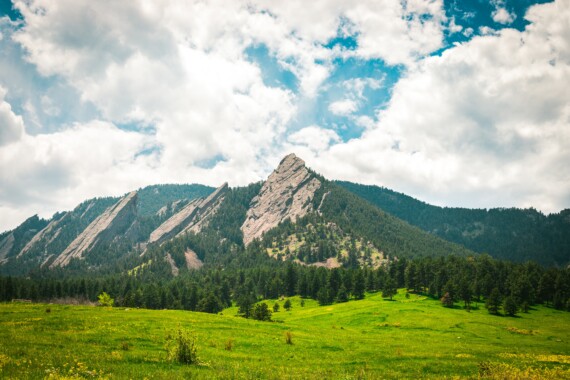 The Chautauqua, mountain range in Boulder, Colorado