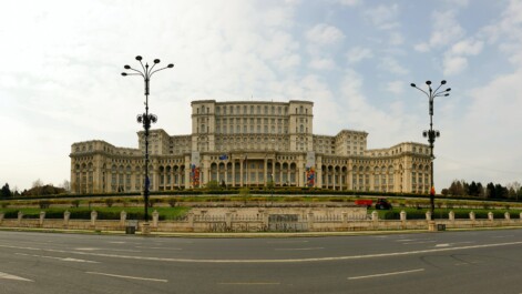 The Palace of the Parliament in Bucharest, Romania