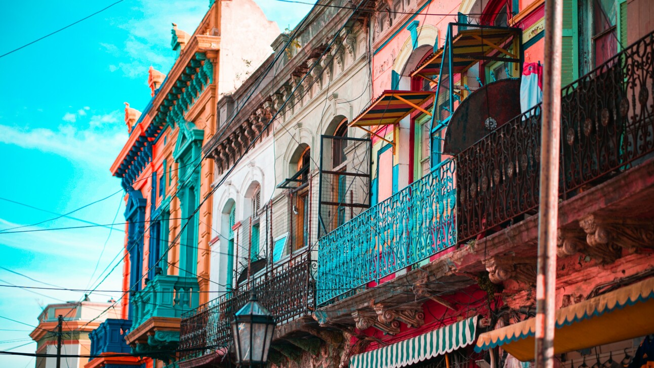 The Caminito neighborhood in Buenos Aires, Argentina