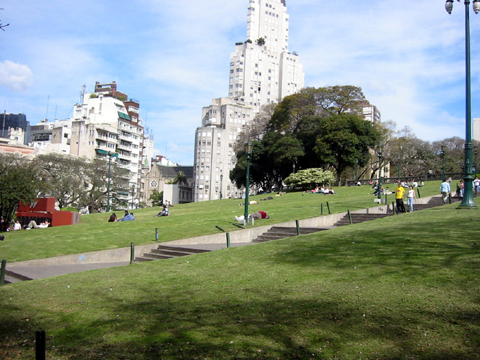 Plaza San Martin in Buenos Aires, Argentina