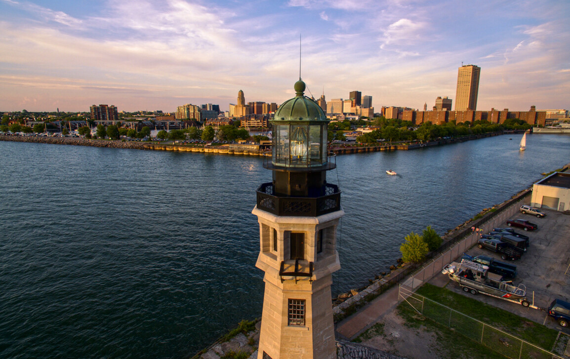 The lighthouse in Buffalo, New York