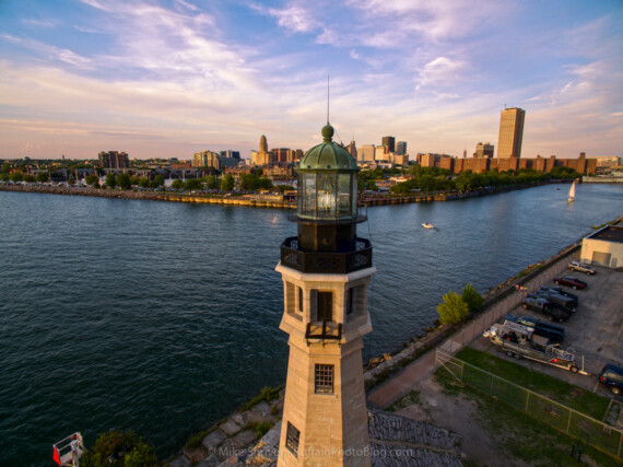 The lighthouse in Buffalo, New York