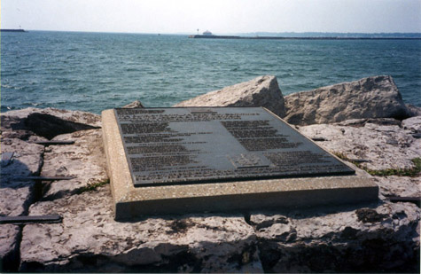 The John Maynard Plaque in Buffalo, New York