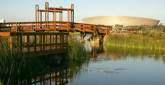 Green Point Eco Gardens in Cape Town, South Africa