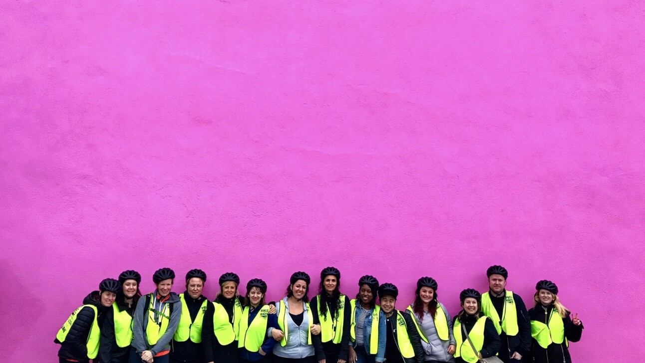 Paul Smith's pink wall in Los Angeles, California