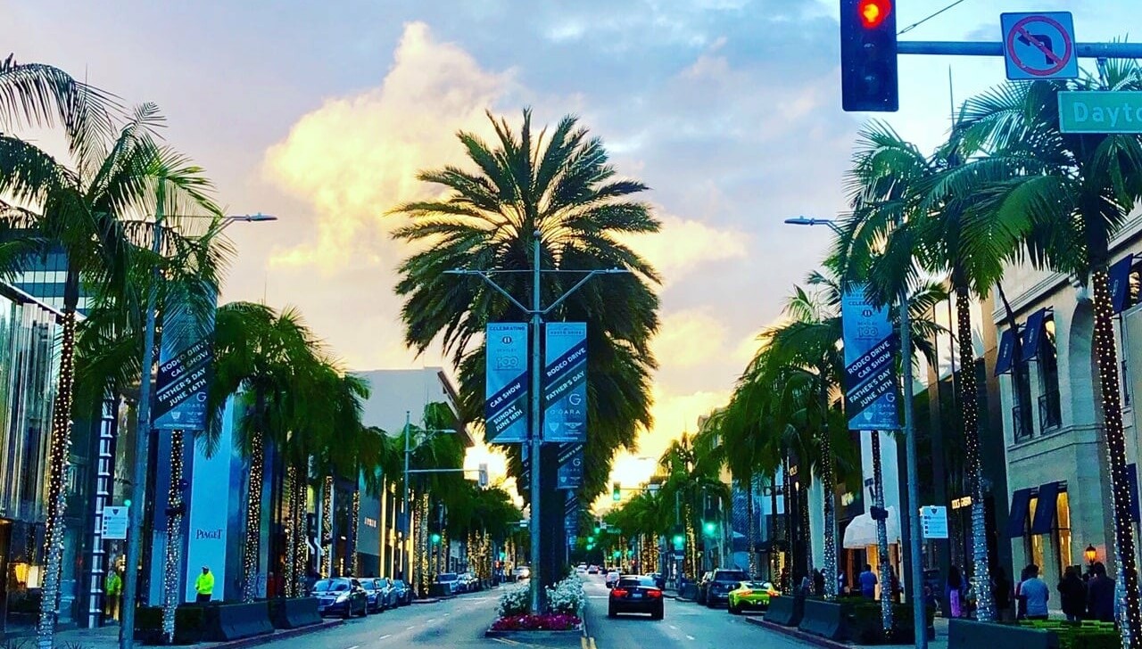 Rodeo Drive in Los Angeles, California
