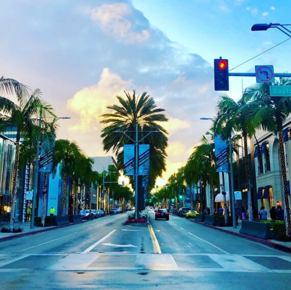 Rodeo Drive in Los Angeles, California