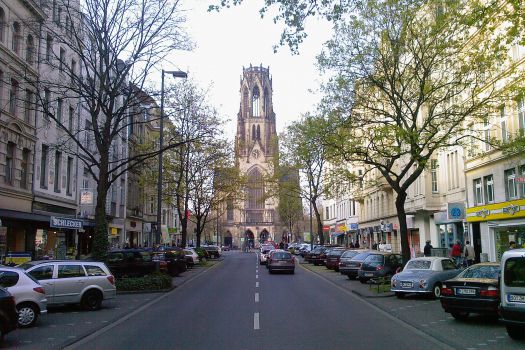 The Agnesviertel neighborhood in Cologne, Germany