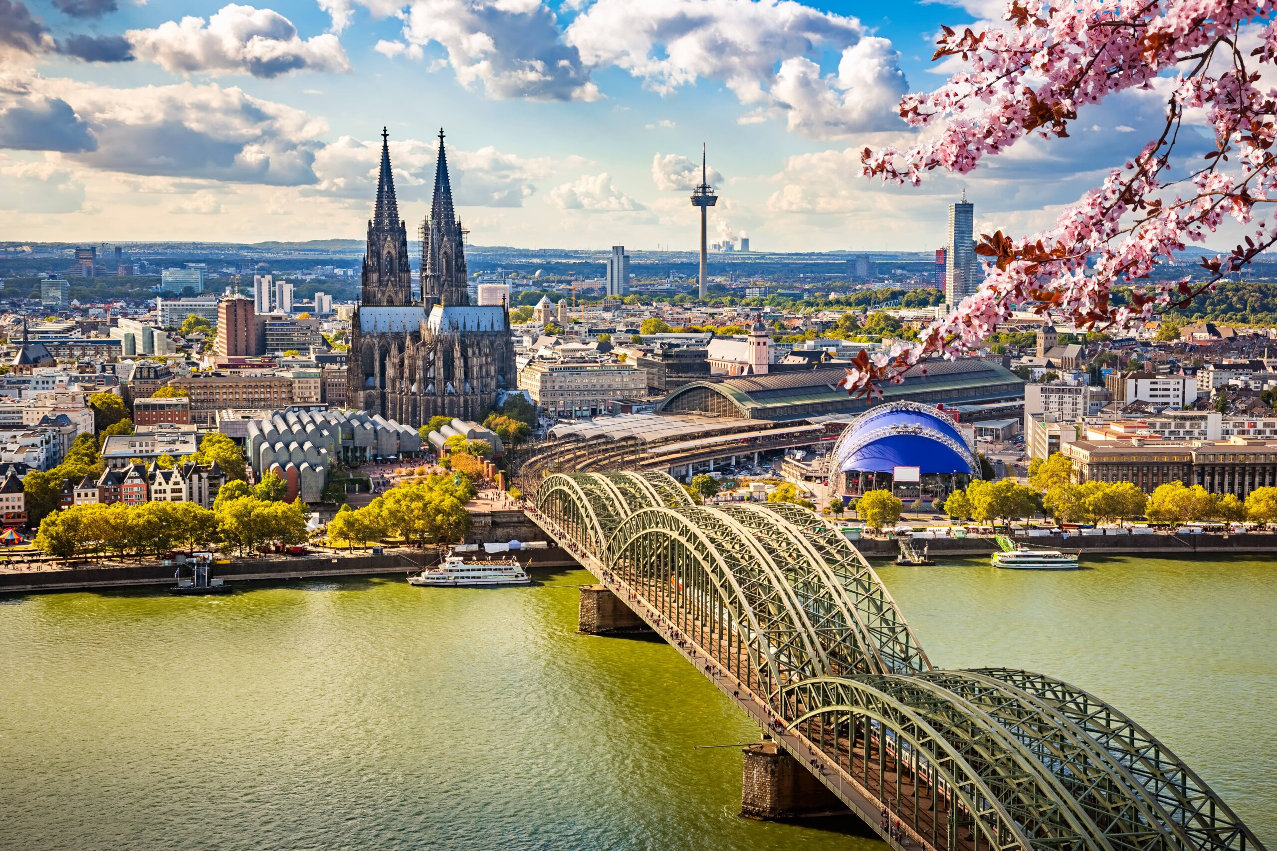 The city of Cologne, Germany