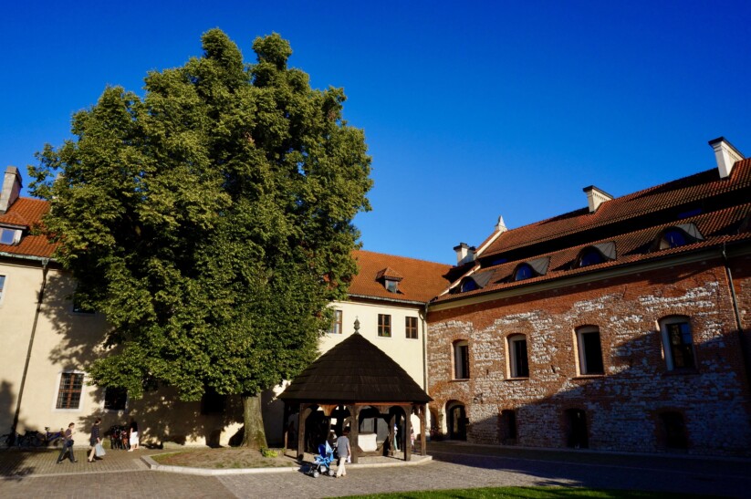 A view of the Tyniec Abbey outside Krakow, Poland
