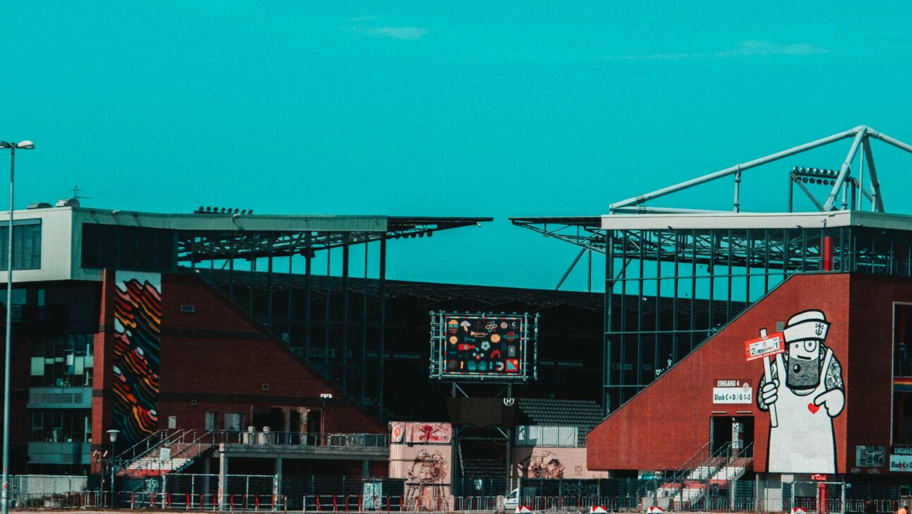 St. Pauli Stadium in Hamburg, Germany