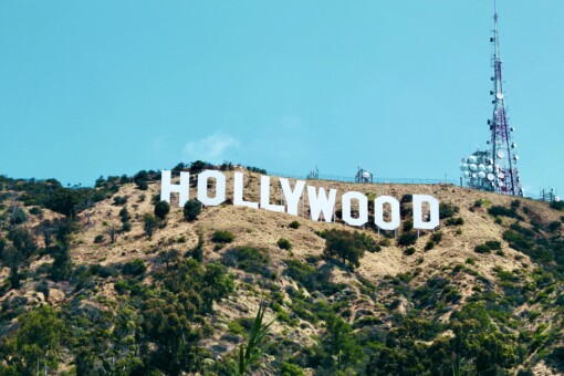 The Hollywood Hills Sign in Los Angeles, California