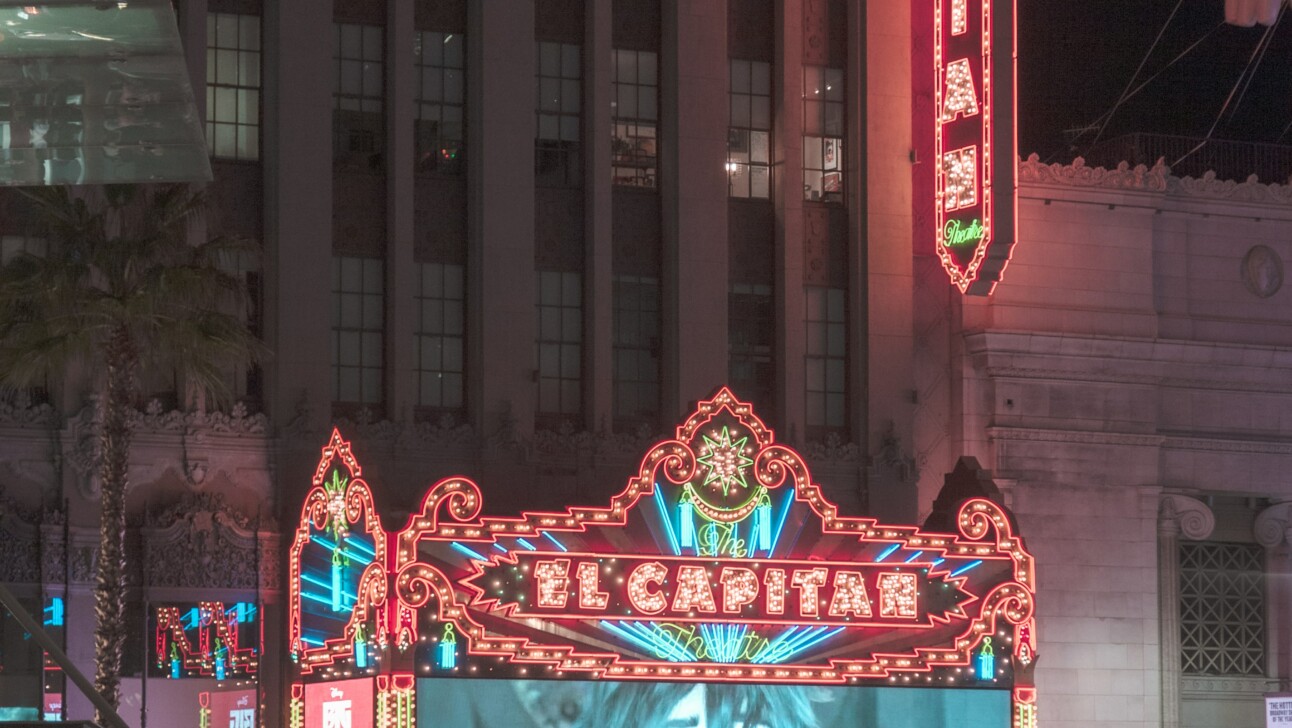 El Capitan Theatre in Los Angeles, California