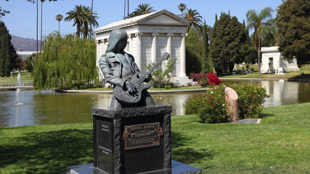 The Hollywood Forever Cemetery in Los Angeles, California