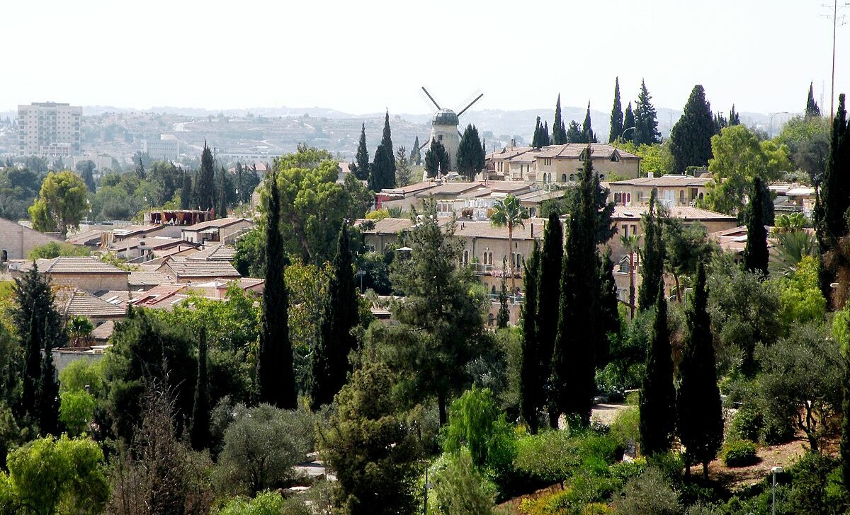 The Yemin Moshé neighborhood in Jerusalem