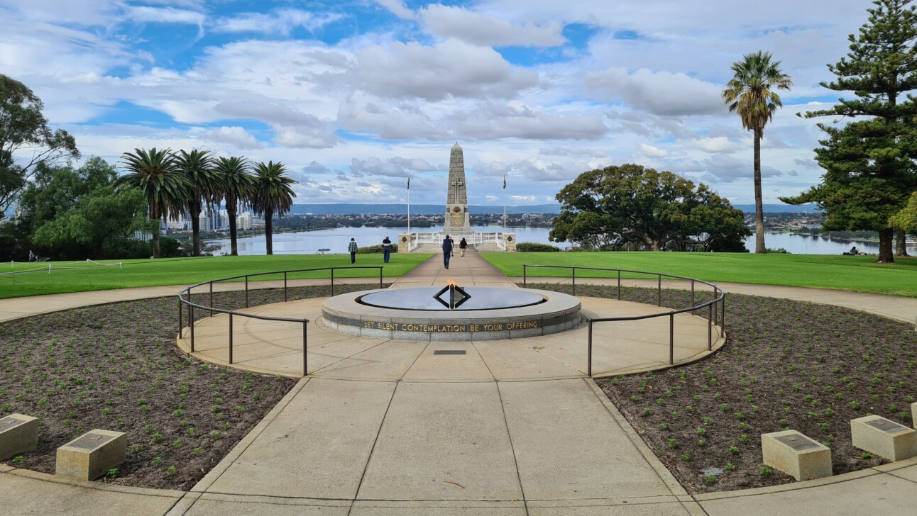 The war memorial in King's Park, Perth, Australia