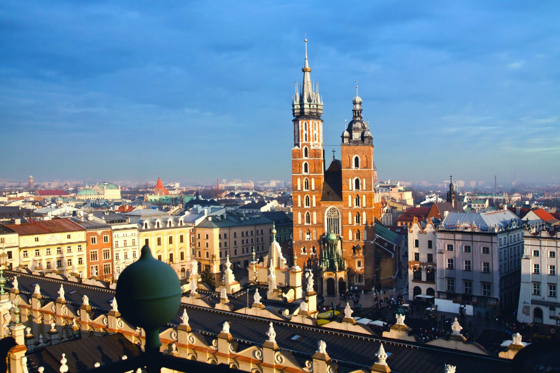 The city of Krakow, Poland