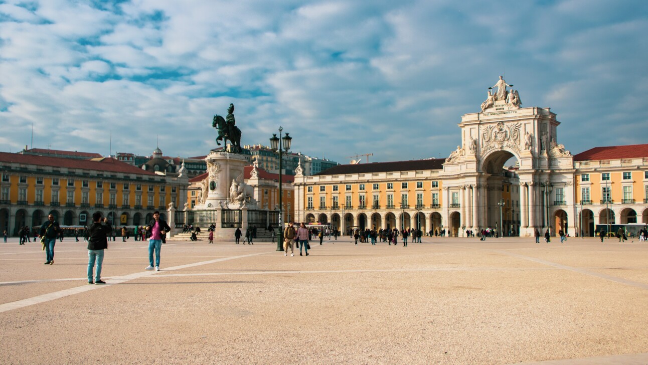 The Praça do Comércio in Lisbon, Portugal