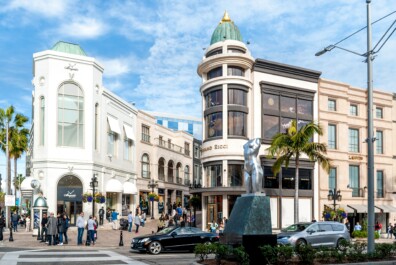 Shops in Beverly Hills, Los Angeles, California