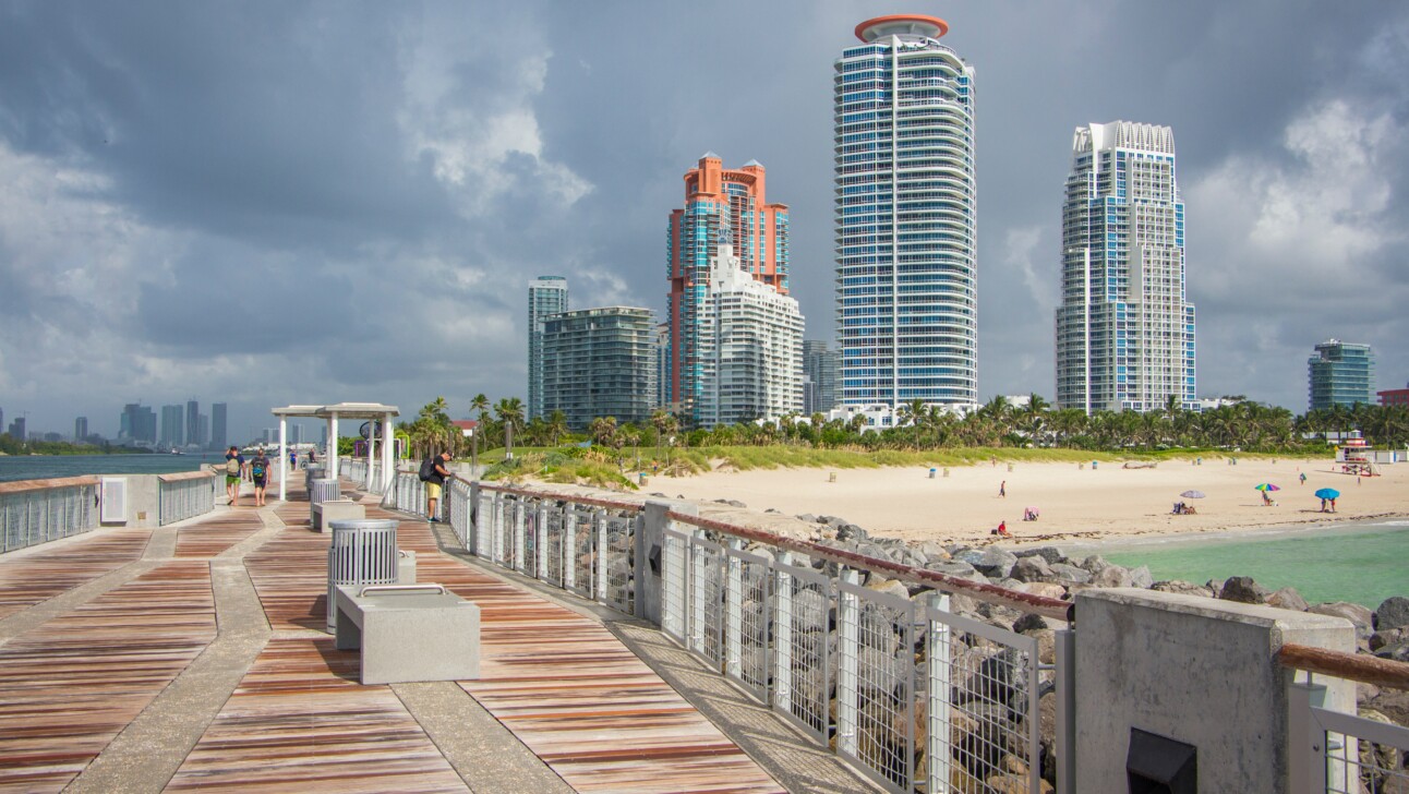 South Pointe Pier in Miami, Florida