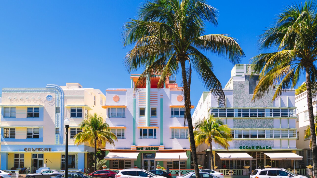 Art Deco buildings in Miami, Florida