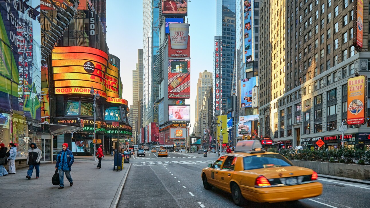 Times Square in New York City