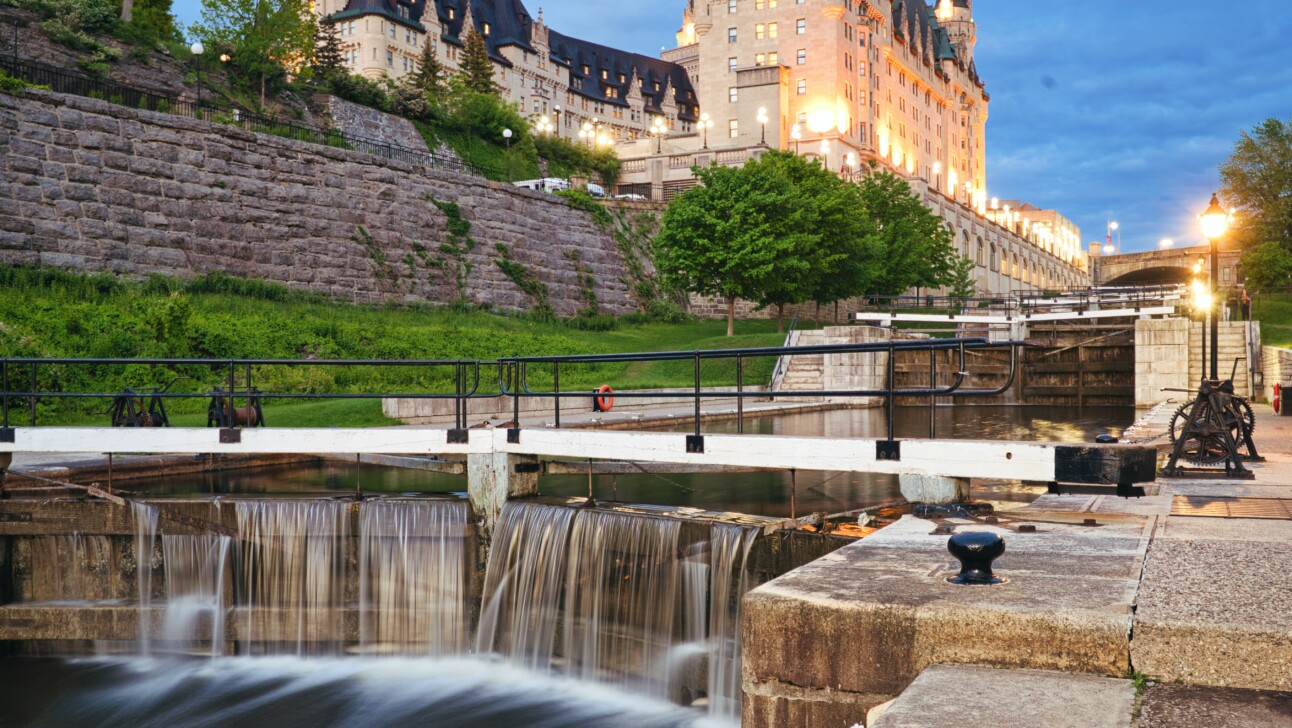 The historic Chateau Laurier in Ottawa, Canada