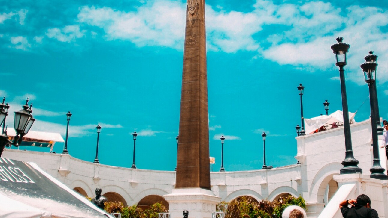 The obelisk in the French Square in Panama City