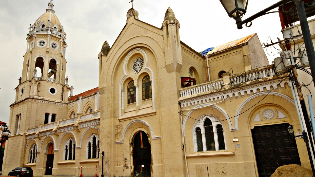 The San Francisco de Asis church in Panama City