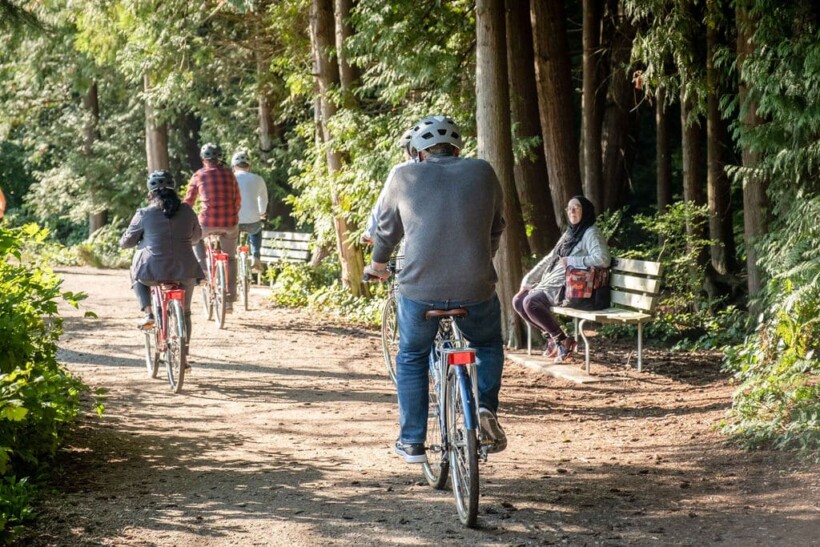 Stanley Park cycle paths
