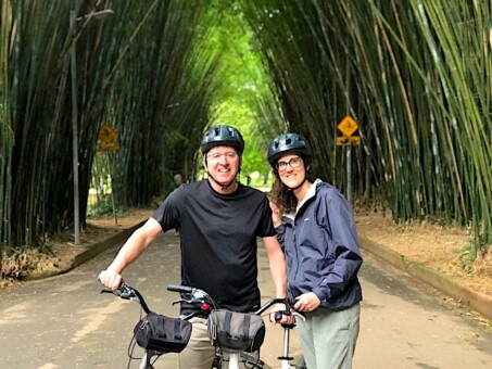 Bamboo lanes in Sao Paulo