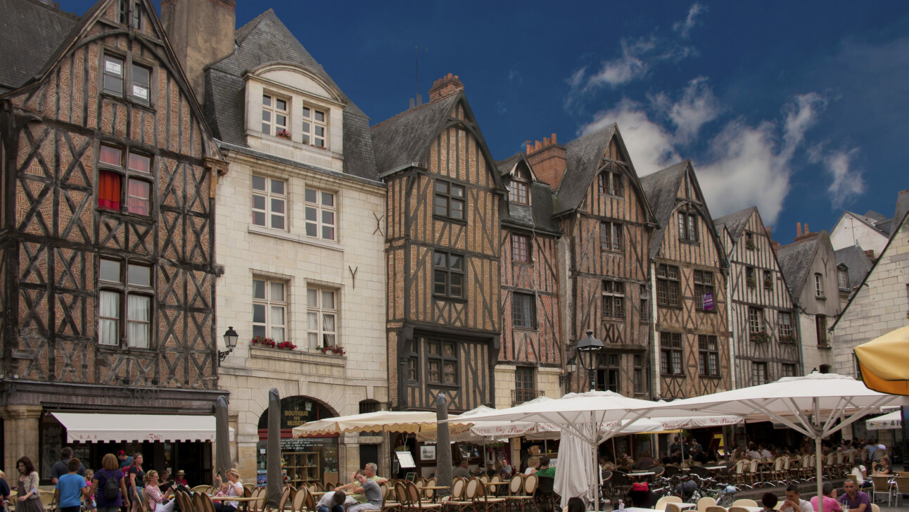 Old Town in Tours, France