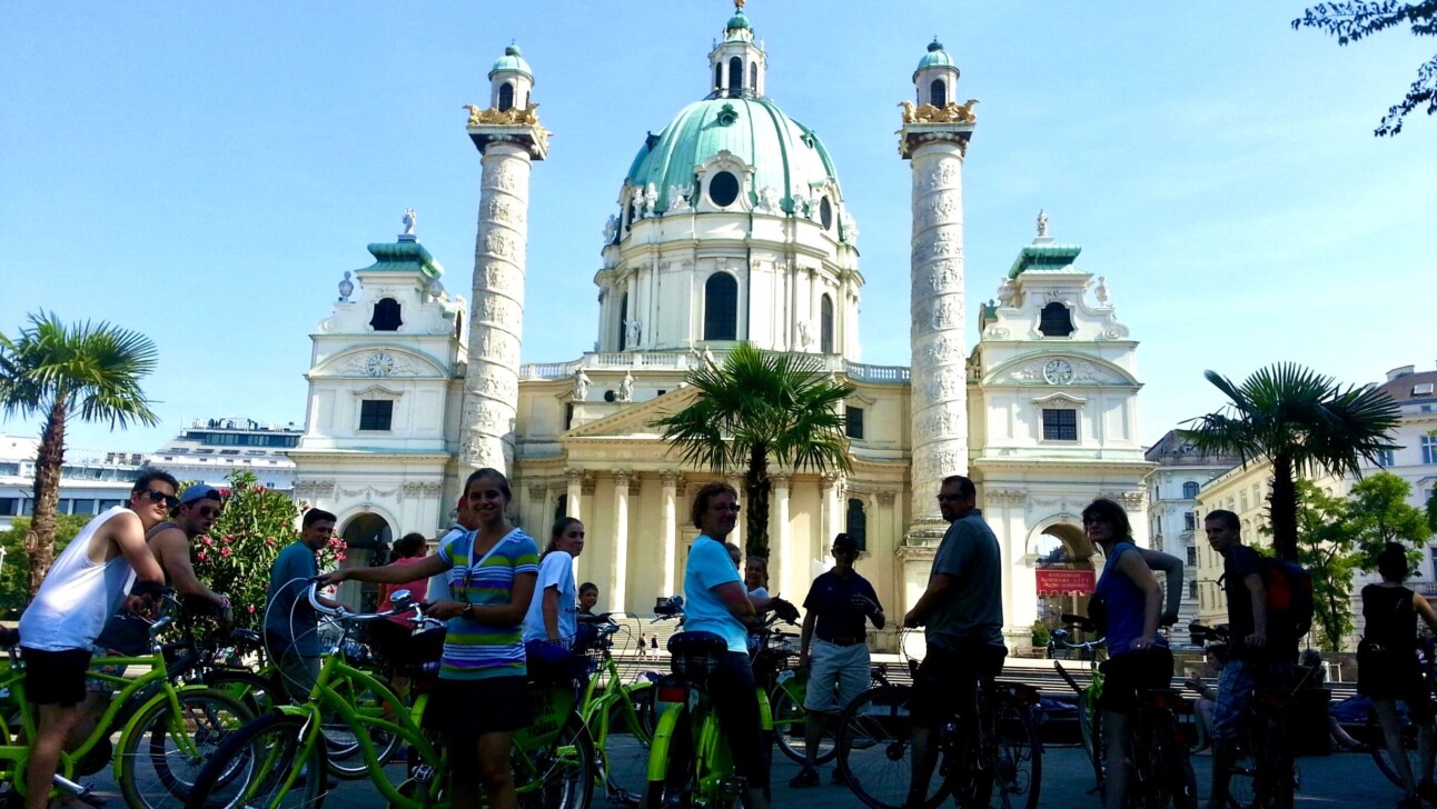 St Charles Church in Vienna.