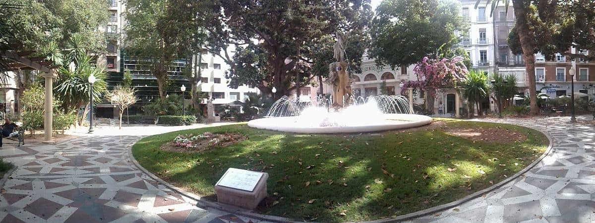 Gabriel Miro Square in Alicante, Spain